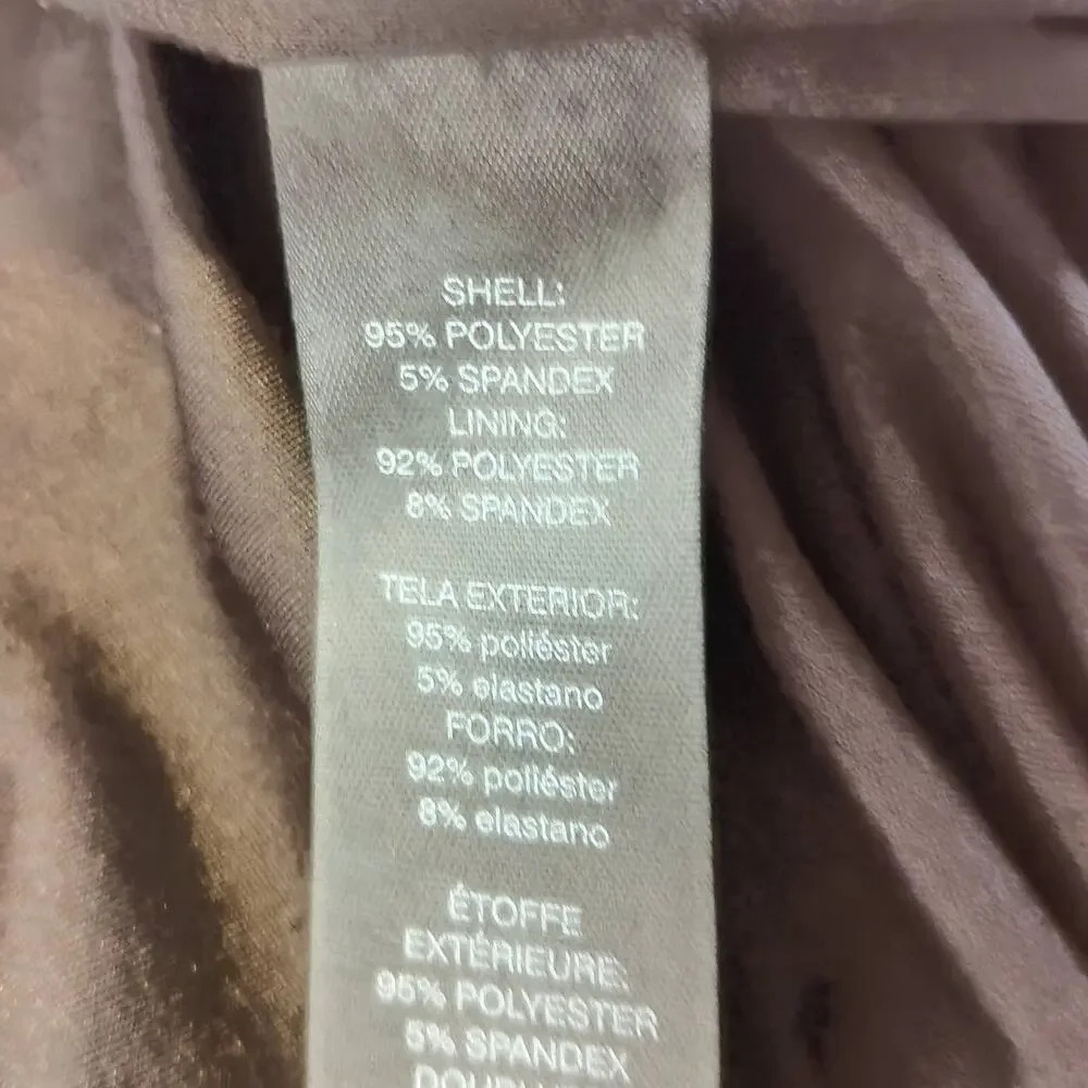 WHBM Cold Shoulder High Neck Long Sleeve Dress Cocktail Sz XXS‎ - Picture 8 of 12